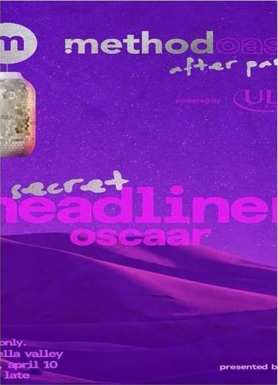Method Oasis after party invitation