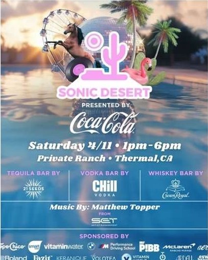 Sonic Desert invitation